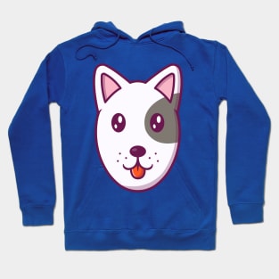 Cute Dog Face Cartoon (7) Hoodie